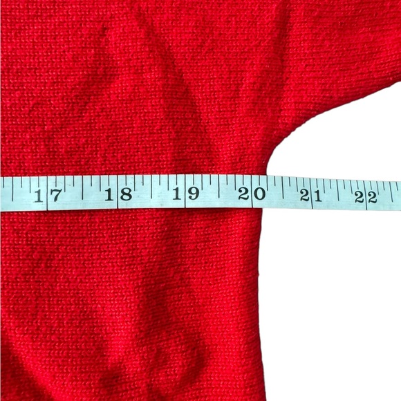 Michael Michael Kors Women's Red W/ Gold Zipper Accent Knit Sweater Size… - Picture 6 of 9